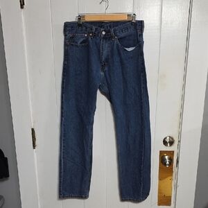 Levi Strauss 505 Men's Jeans Denim Straight Leg Comfortable Sz 34x32 EUC